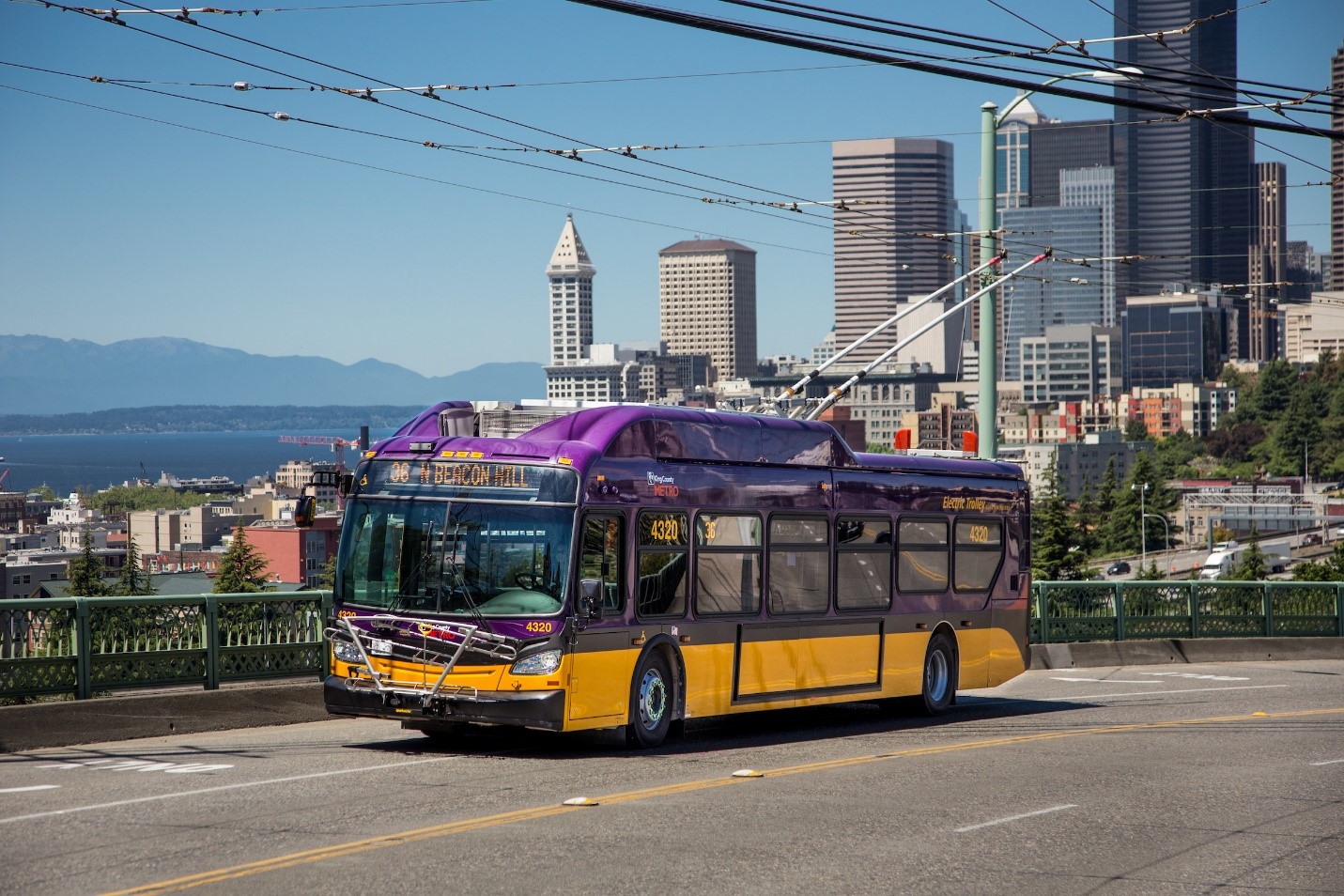 A Metro bus.